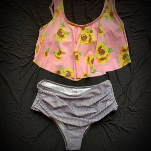 Women’s high waisted bathing suit set